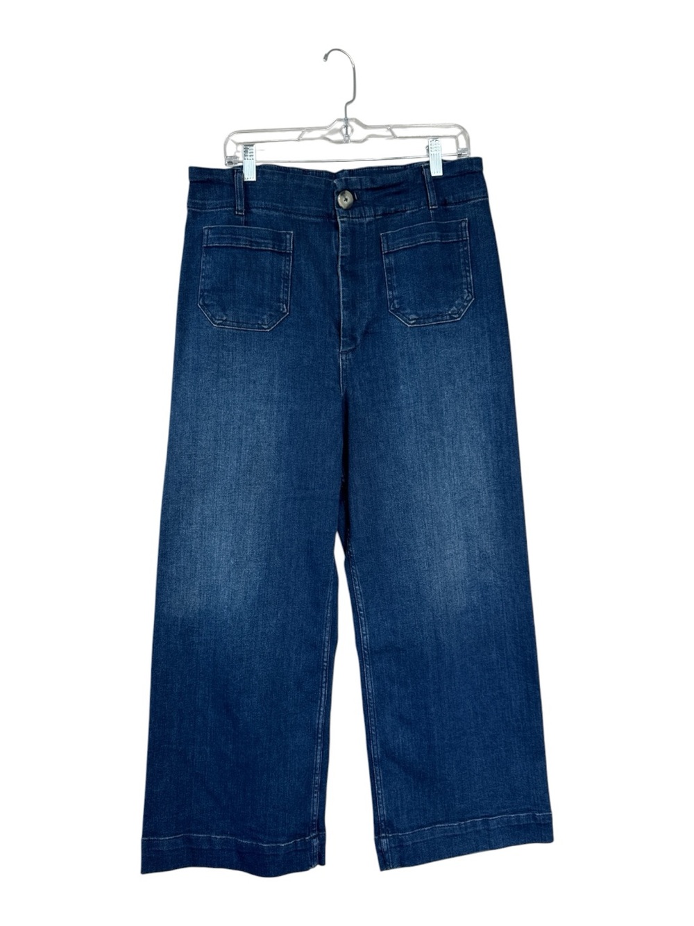 Pilcro High Rise Wide Leg Crop Jeans Size 32